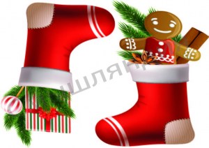 . 1017 Новогодние носки-1